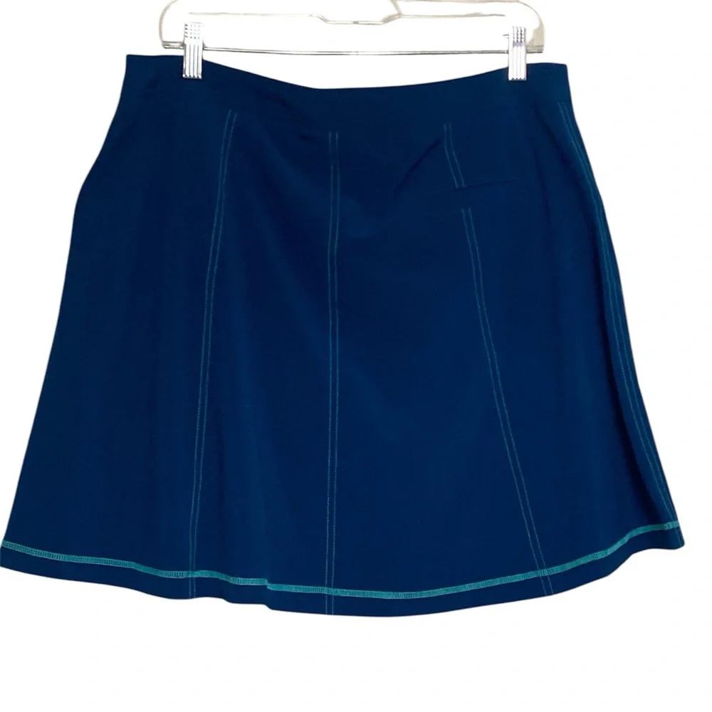Title Nine Swingtastic Teal Athletic Skort - Picture 2 of 8